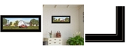 Trendy Decor 4U Summer on the Farm by Billy Jacobs, Ready to hang Framed Print, Black Frame, 27" x 11"